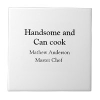 Bonito e pode cozinhar adicionar nome master chef