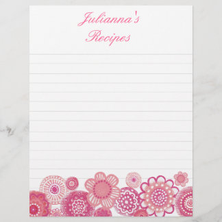 Bonito em Inserir Páginas Letras do Binder de Rece