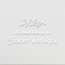 Bonito "Este Livro Pertence a" Botânico