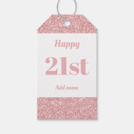 bonito etiquetas de presente de aniversário person