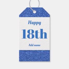 bonito etiquetas de presente de aniversário person