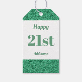 bonito etiquetas de presente de aniversário person