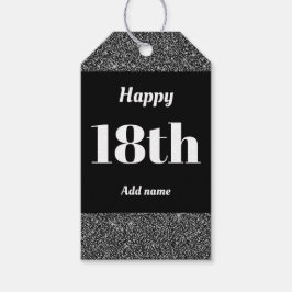 bonito etiquetas de presente de aniversário person