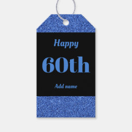 bonito etiquetas de presente de aniversário person