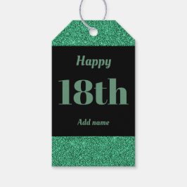 bonito etiquetas de presente de aniversário person