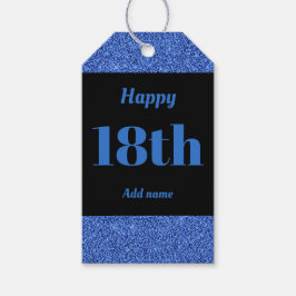 bonito etiquetas de presente de aniversário person