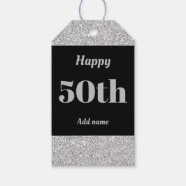 bonito etiquetas de presente de aniversário person