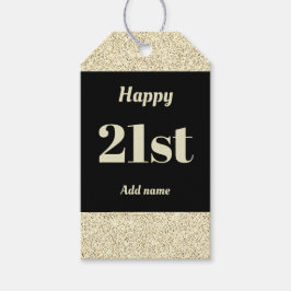 bonito etiquetas de presente de aniversário person