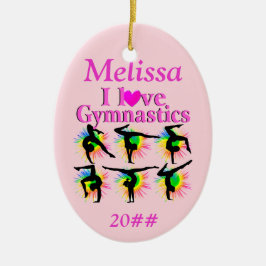 BONITO EU AMO O ORNAMENTO GINÁSTICO