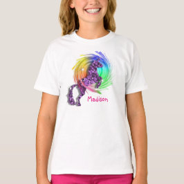 Bonito Fantasy Rainbow Unicorn Personalizado