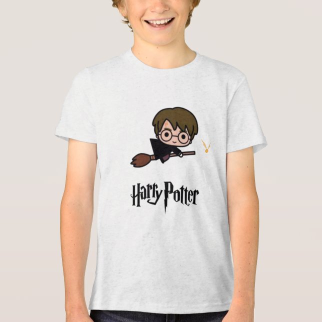 Bonito Feiticeiro na Vassoura - Camisa-T de Aventu (Frente)