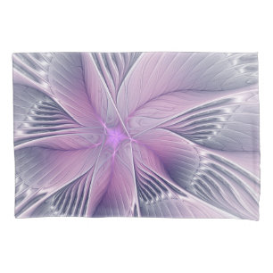 Bonito Flor Rosa Moderna Abstrato de Arte Fractal
