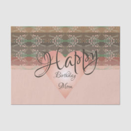 Bonito Floral Acentuado Com Papel De Tecido De Str