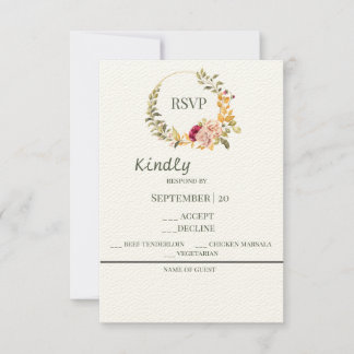 Bonito Floral Wreath Dourada RSVP