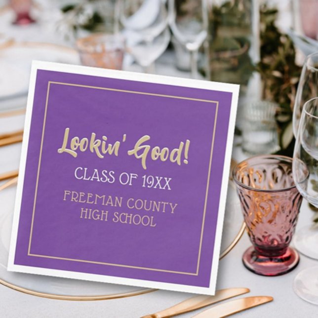 Bonito, guardanapos de reunião de classe (Criador carregado)