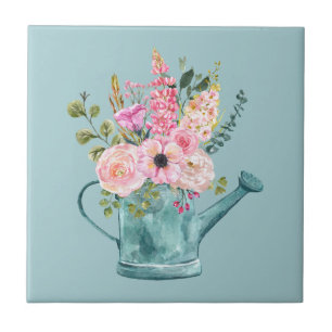 Bonito ilustração floral Elegante azul atraente