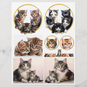 Bonito ilustrações de gatos inspiradas por H. Magu