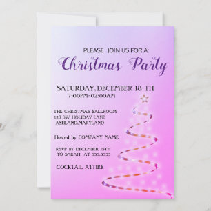 Bonito, Legal, Purple Sparkly, Convite