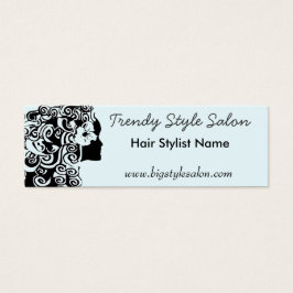 Bonito Longa Curva Cabelo Estilista Mulher Moda