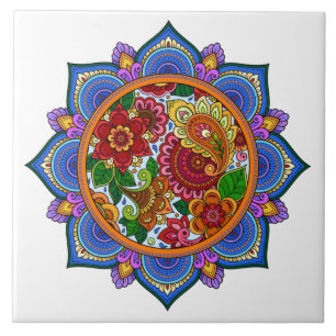 Bonito Mandala Floral Pintado