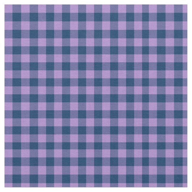 Bonito Mauve, Marinho Azul Cheque Tecido Gingham (Detalhe)