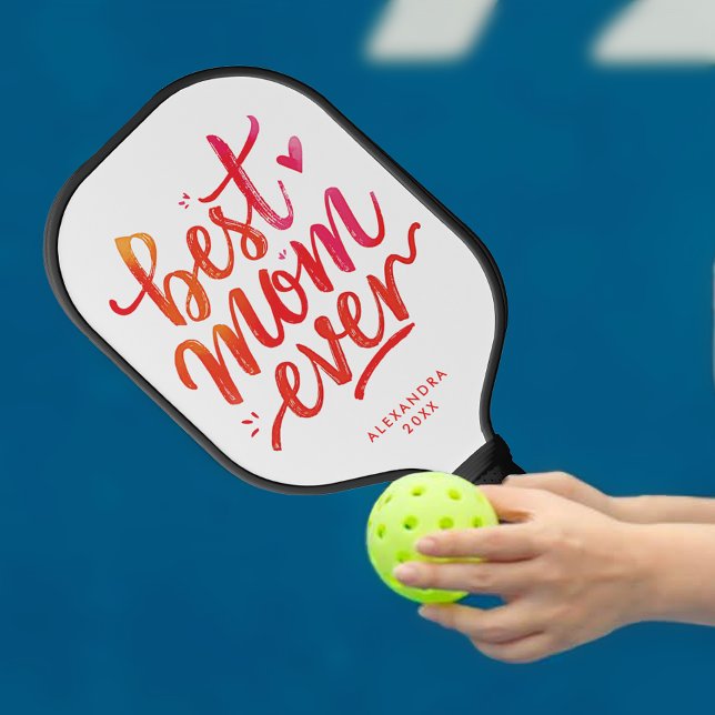 Bonito Melhor Mãe, Escrita De Pincel Vermelho E Br (Criador carregado)