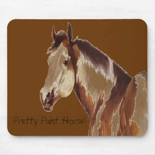 ~ bonito Mousepad do cavalo da pintura (Frente)