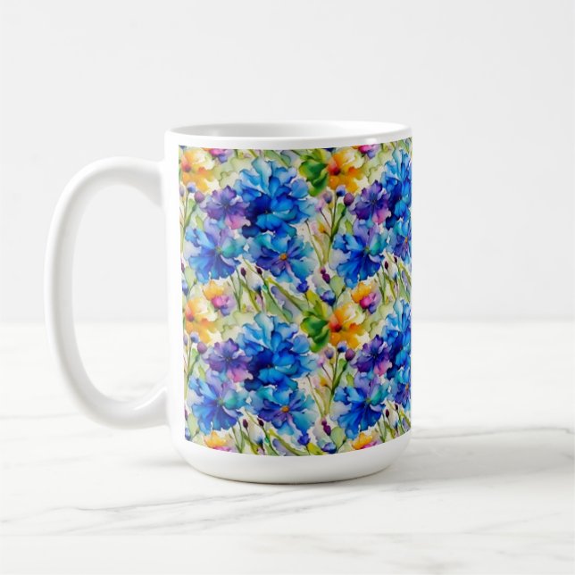 Bonito mug aquosa azul de caneca (Esquerda)