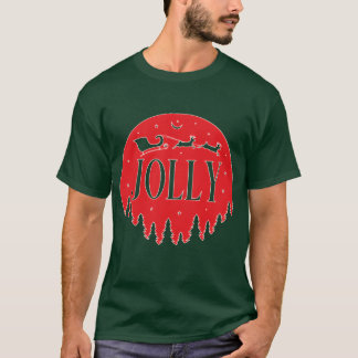 Bonito Natal Jolly camisa natalícia camisa frito