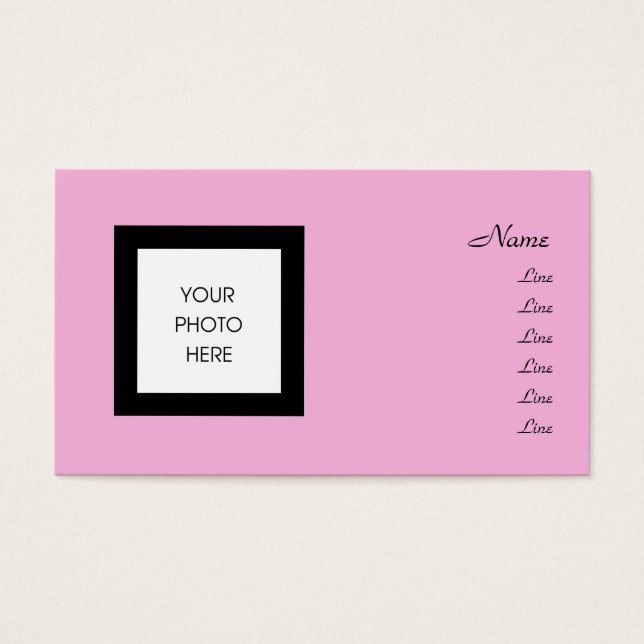 Bonito no Quadro de Fotografias Rosa (Frente)