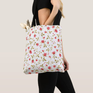 Bonito no Saco de Tote de Rosas Rosa