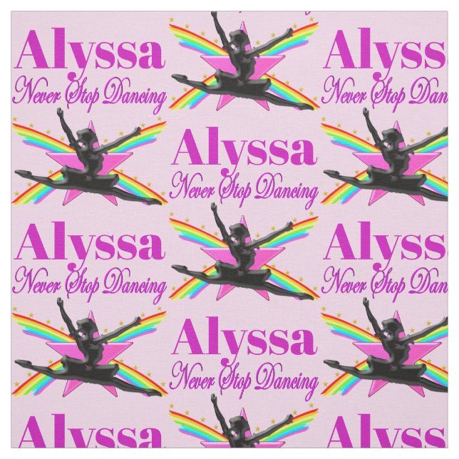 BONITO NUNCA PARE DE DANÇAR TECIDO PERSONALIZADO (Modelo)