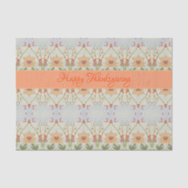 Bonito Papel de Tecido Flor de Ação de Graças