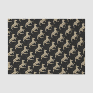 Bonito papel de tecidos de tendências unicórnicas