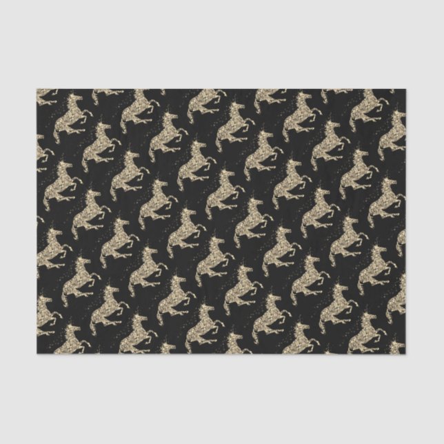 Bonito papel de tecidos de tendências unicórnicas  (Frente )