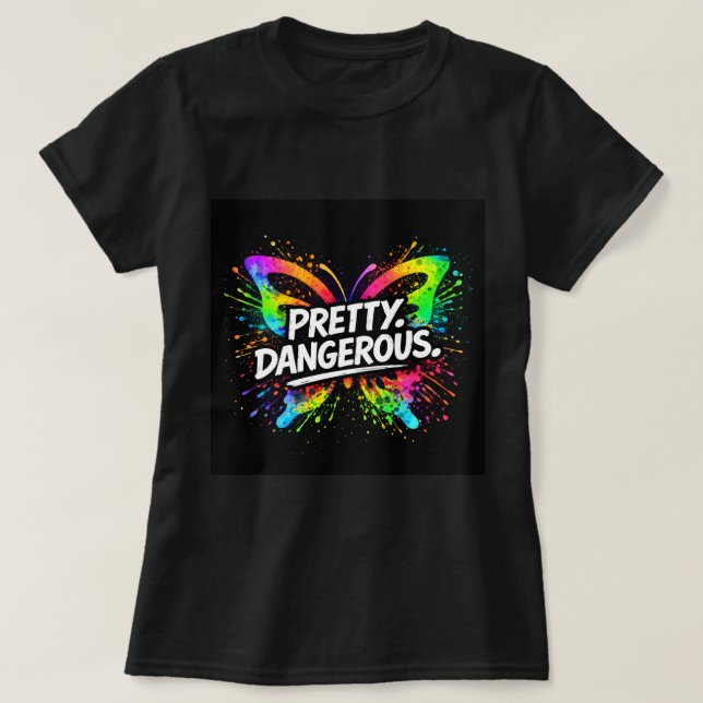 Bonito. Perigoso. Camisa Borboleta 0047697 (Frente do Design)