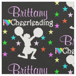 BONITO PERSONALIZADO EU AMO TECIDO CHEERLEADING