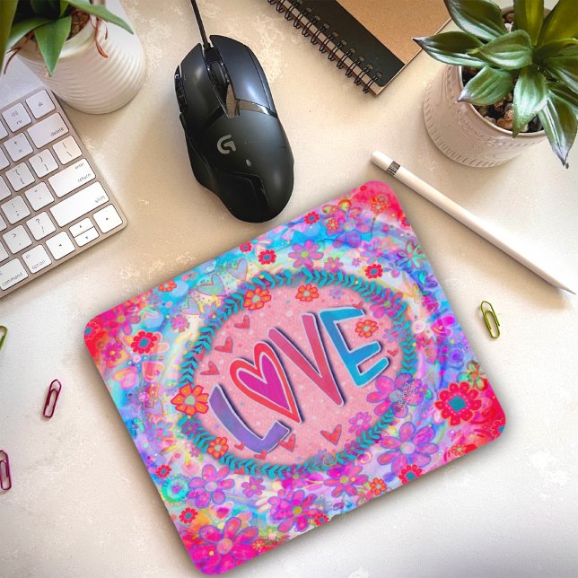 Bonito Pink Inspirivity Mousepad (Criador carregado)