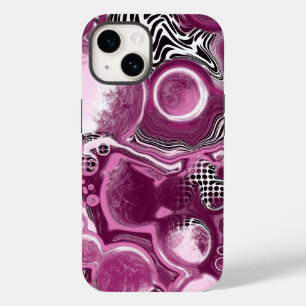 Bonito pintura digital cor-de-rosa magenta