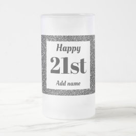 Bonito presente de caneca de aniversário personali