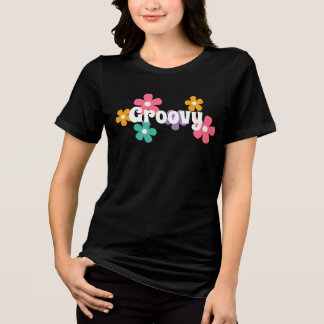 Bonito Retro Groovy Daisy Flower Power dos Anos 70