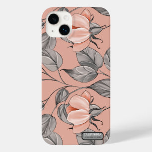 Bonito rosa e cinza feminina elegantes