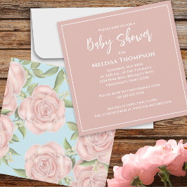 Bonito rosa Menina Botânica Rosa Bouquet Cute