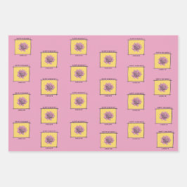 Bonito rosa rosa, feliz aniversário, personalizada