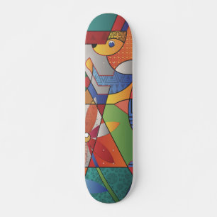 Bonito skate Abstrato