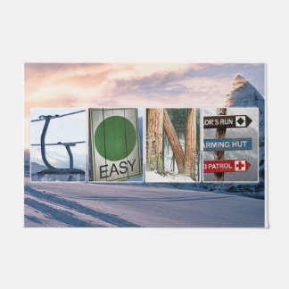 Bonito tapete de boas-vindas, tapete de porta fron