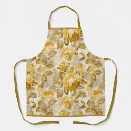 Bonito Taupe Dourada Rosa Floral
