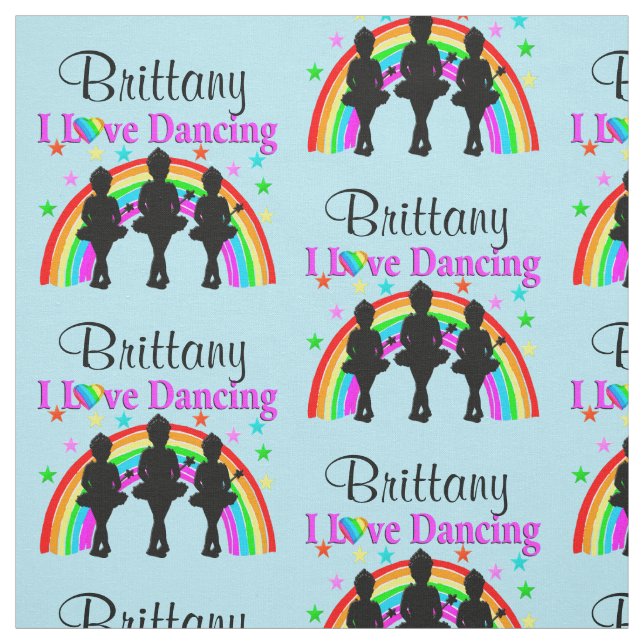 BONITO TECIDO BALLERINA AZUL PERSONALIZADO (Modelo)