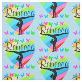 BONITO TECIDO GINÁSTICO PERSONALIZADO AZUL