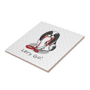 Bonito Vamos Lá! Cão Chinês Japonês (tri-color 1)